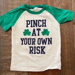 Carters t-shirt for St Patrick’s Day